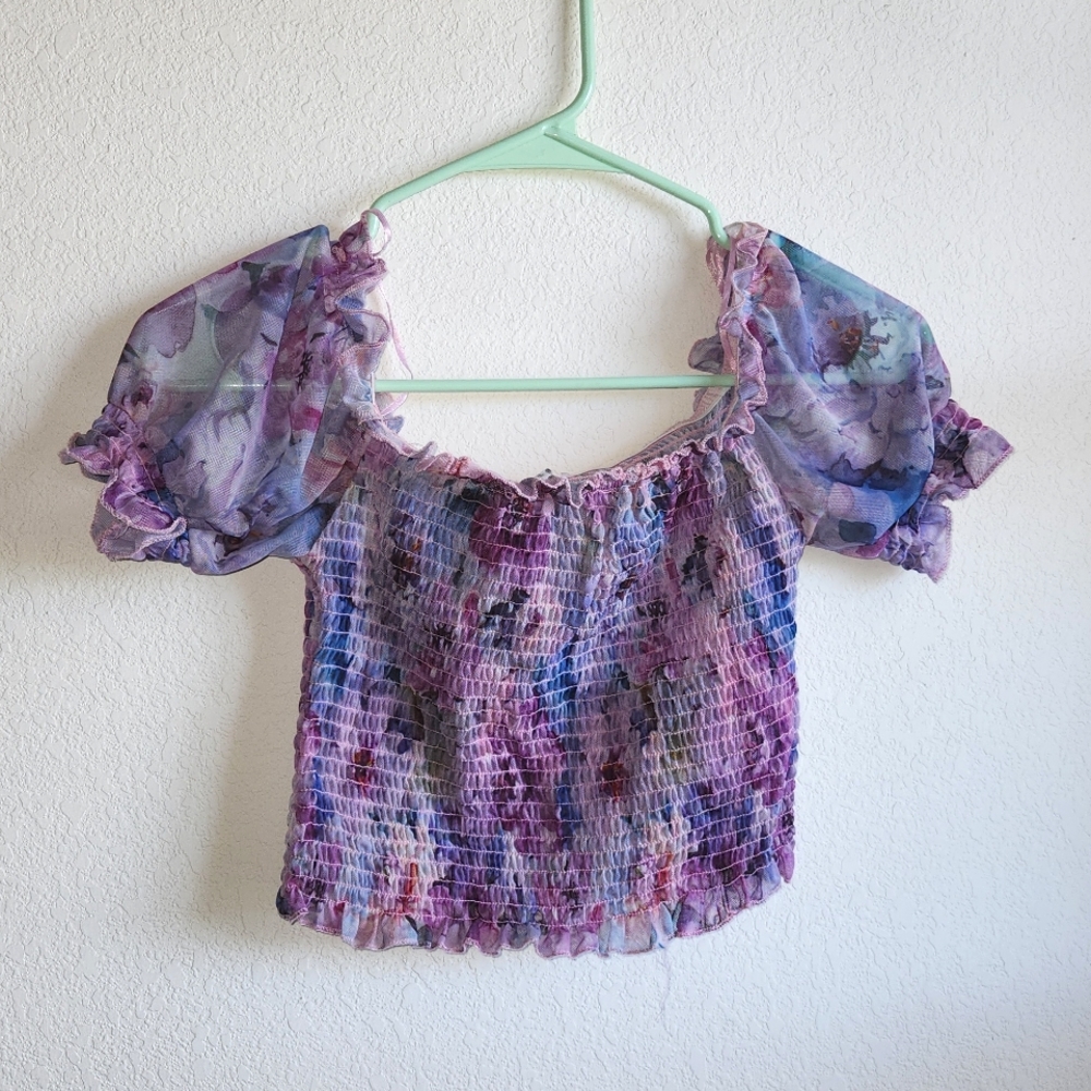 Floral Pastel Top